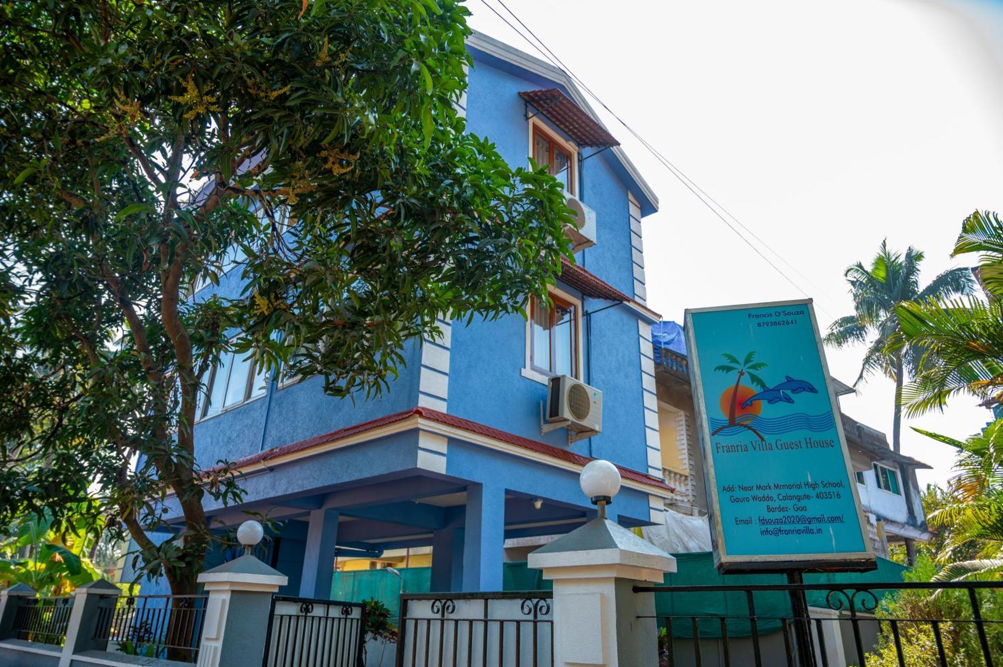 Franria Villa Guest House Calangute Extérieur photo